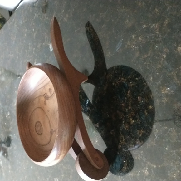 Vintage Caffco cherry wood wheelbarrow. - Picture 3 of 11